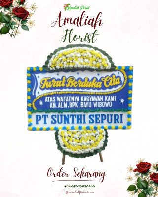 Papan Bunga Duka di Perbaungan