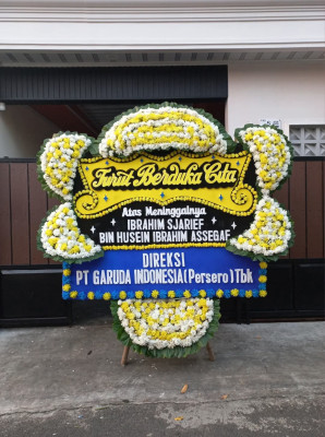 Papan Bunga Duka di Perbaungan