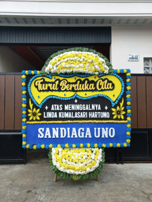 Papan Bunga Duka di Perbaungan