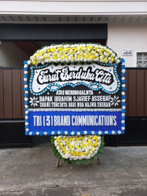 Papan Bunga Duka di Perbaungan